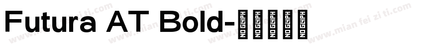 Futura AT Bold字体转换